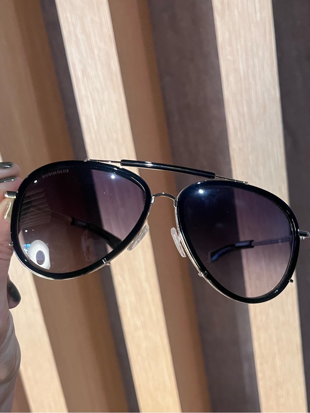DSQUARED2 Black & Gold Temple Sunglasses Men’s/ Women’s